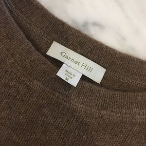 Garnet Hill Cashmere sweater